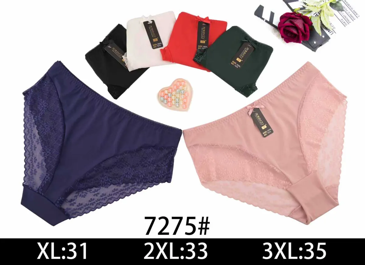 Majtki damskie koronkowe Madora XL-3XL multikolor
