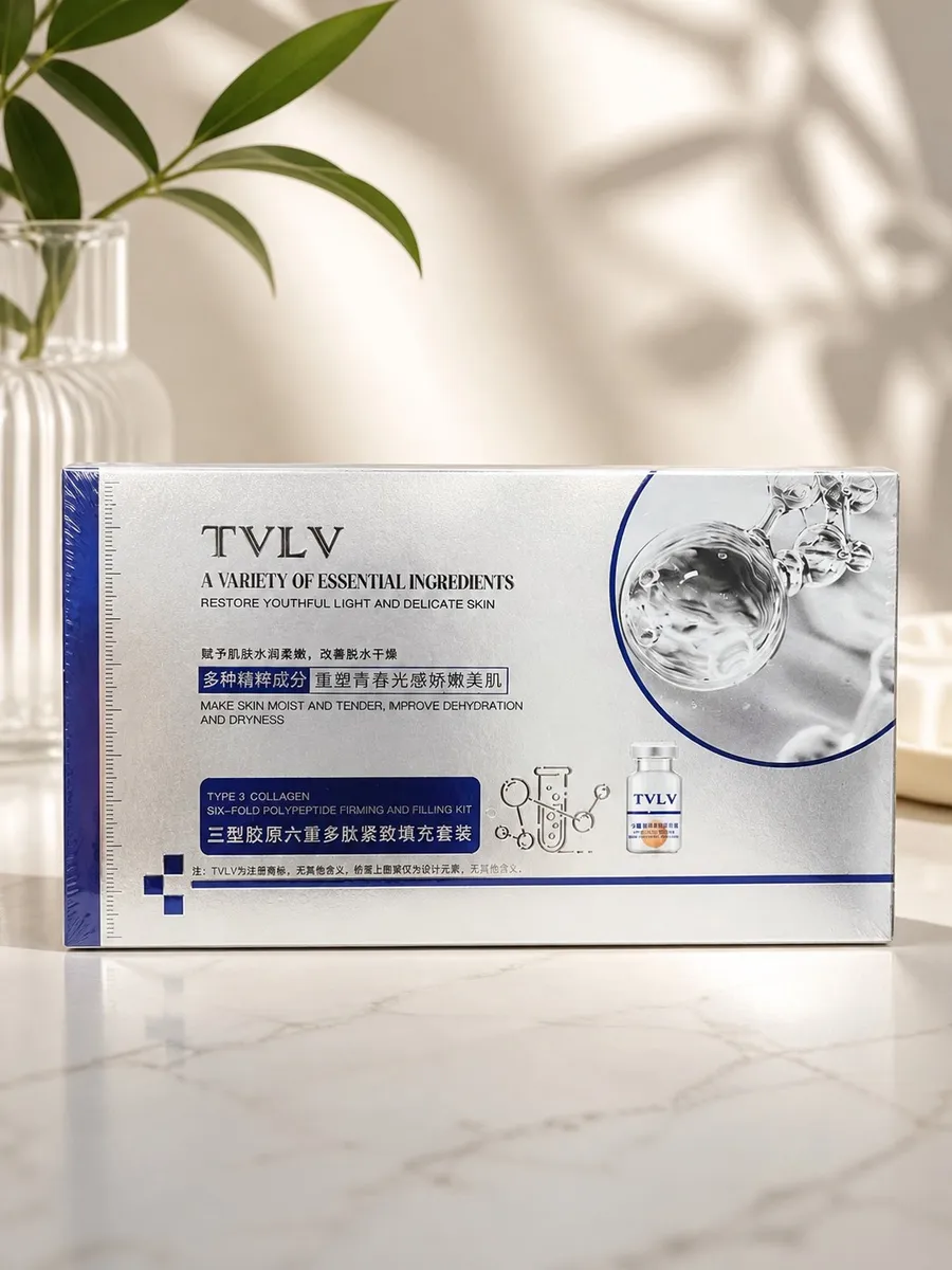 TVLV Zestaw Kolagen Typ 3 z Peptydami Ujędrniający