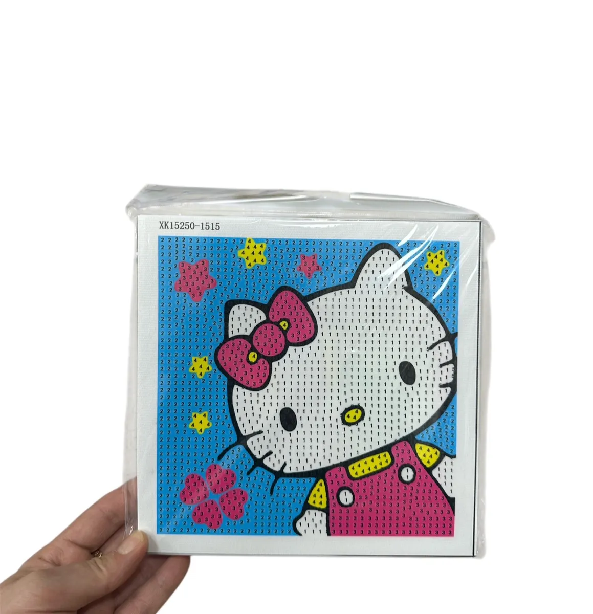 Zestaw DIY diament malowania Hello Kitty 15x15cm