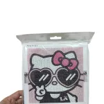 Zestaw diamentowy DIY Hello Kitty w okularach 15x15cm