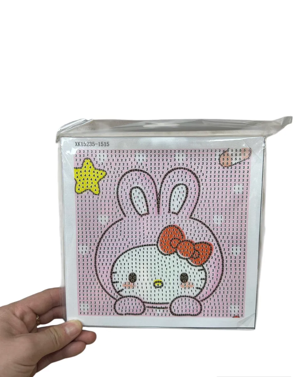 Zestaw DIY diamentowe malowanie Hello Kitty 15x15cm