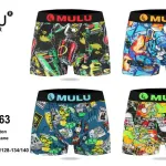 MuluLu Męskie Bokserki Grafika Streetwear Rozmiar 110-140