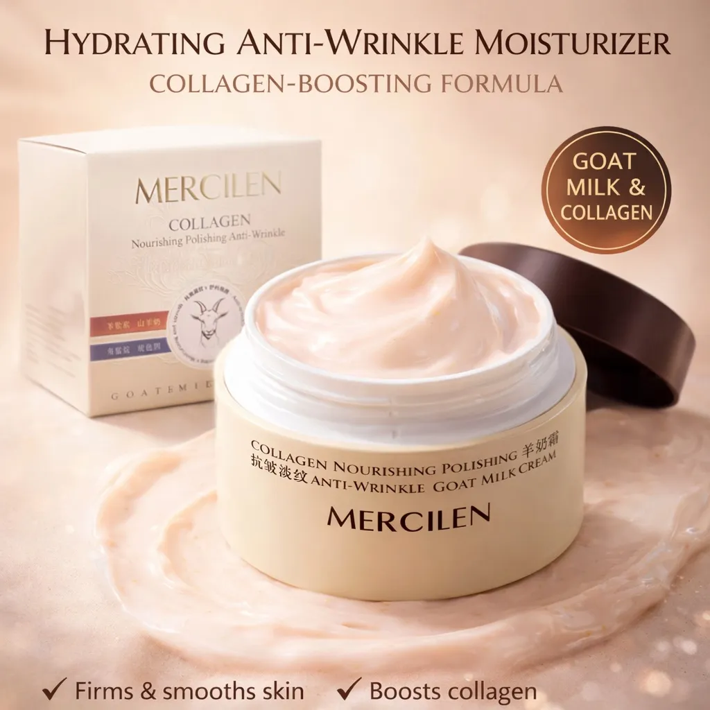 Krem do twarzy Mercilen Collagen Goat Milk z kolagenem