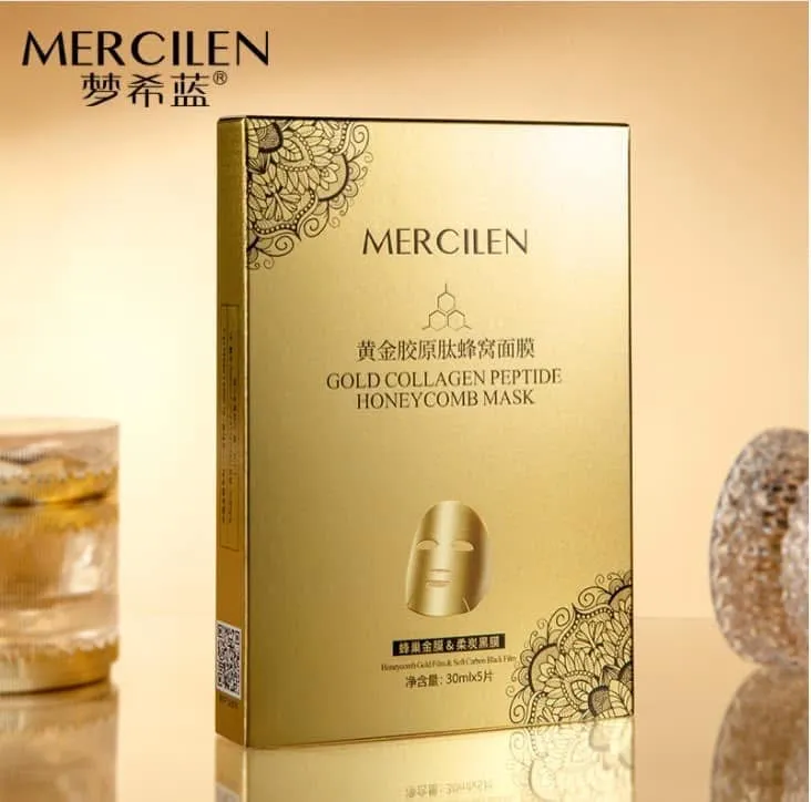 Mercilen Złota Maska Kolagenowa Plaster Miodu 30ml