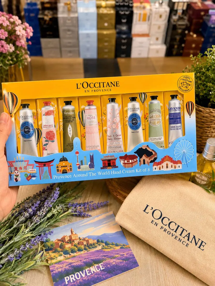 L’Occitane Provence Around The World Zestaw 8 Kremów do Rąk