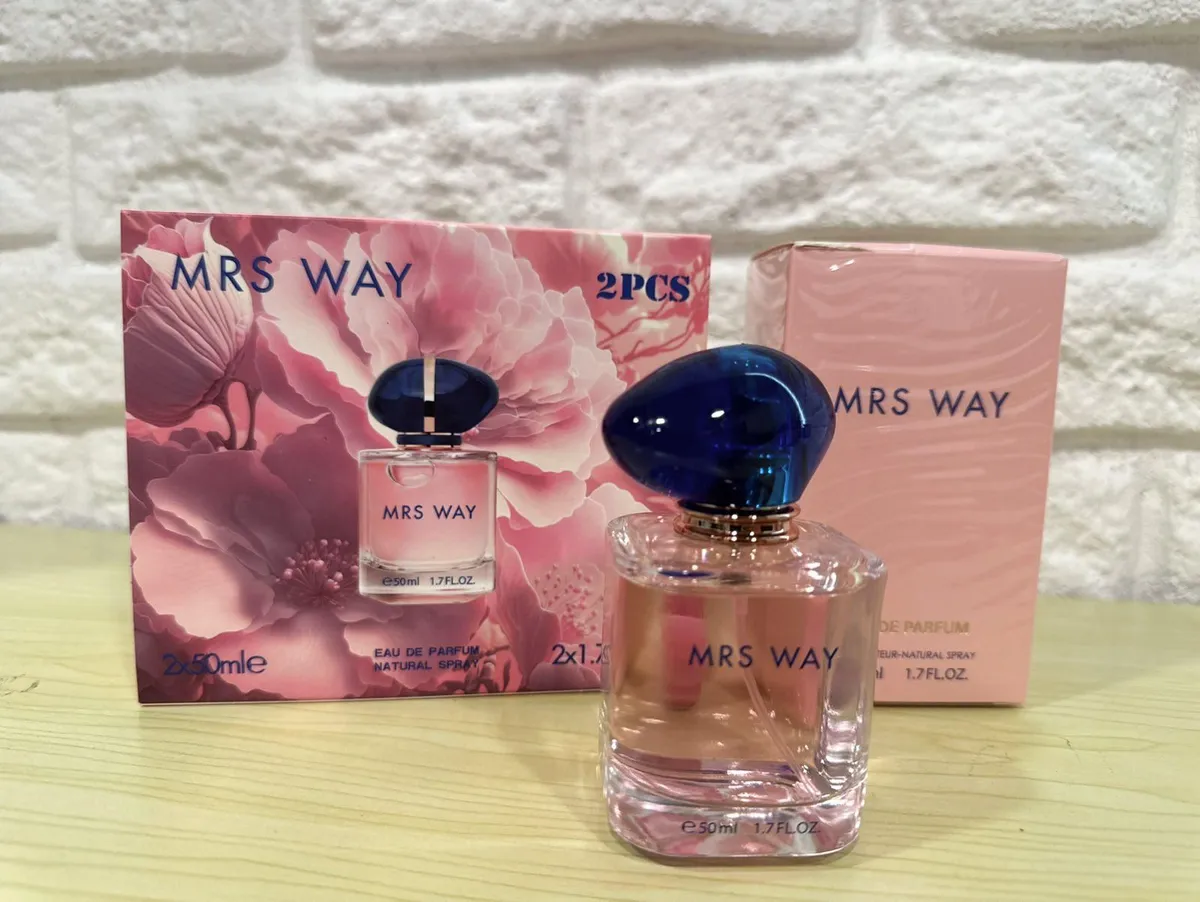 Perfumy Mrs Way Eau de Parfum Zestaw 2x50ml Różowy