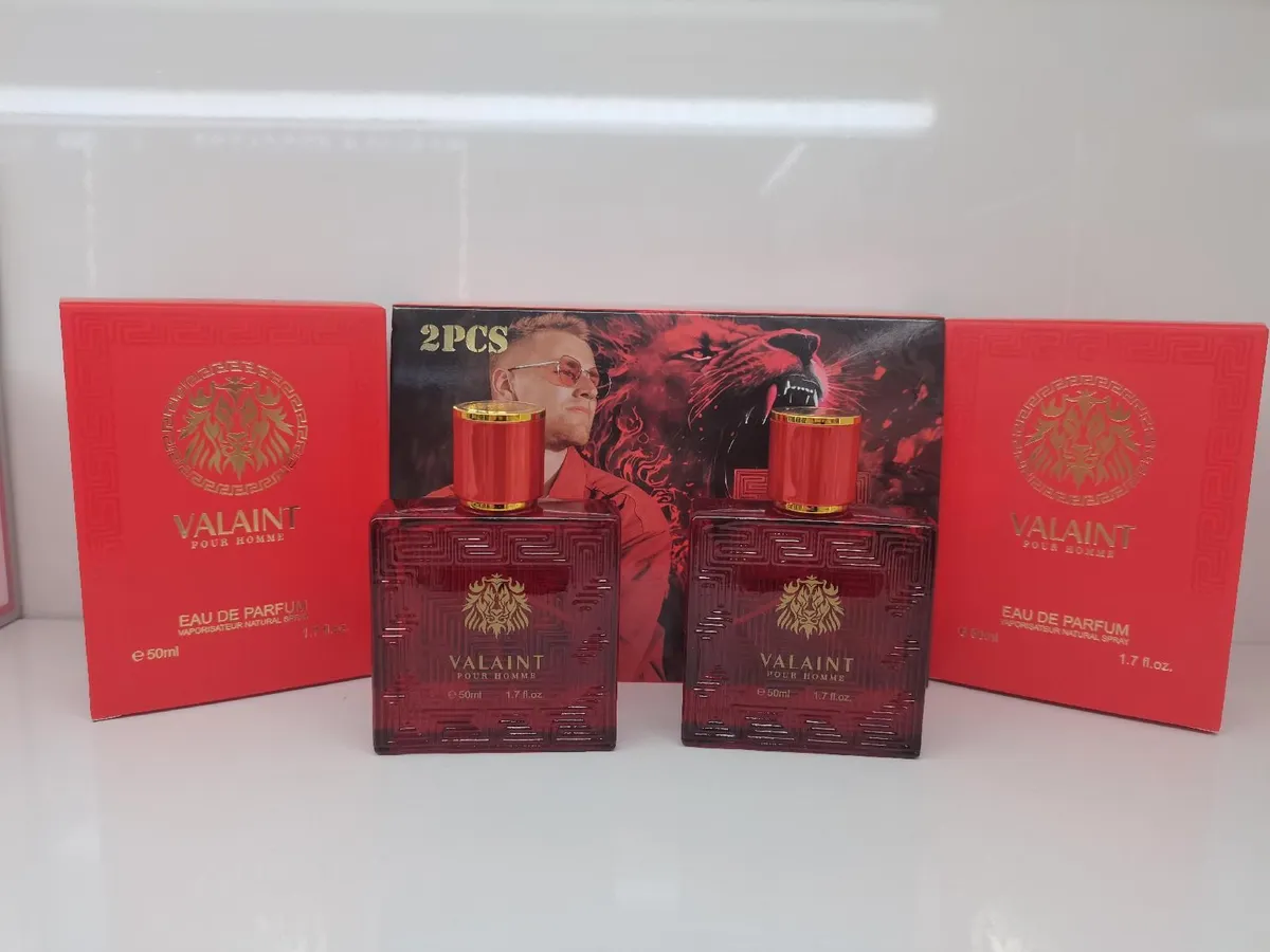 Valaint Pour Homme Eau de Parfum Zestaw 2x50ml Czerwony