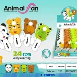 Mini wentylator ręczny Animal Fan 7cm mix 4 zwierząt kolorów