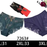 Figi damskie koronkowe XL-3XL zielone/czarne/czerwone/camouflage