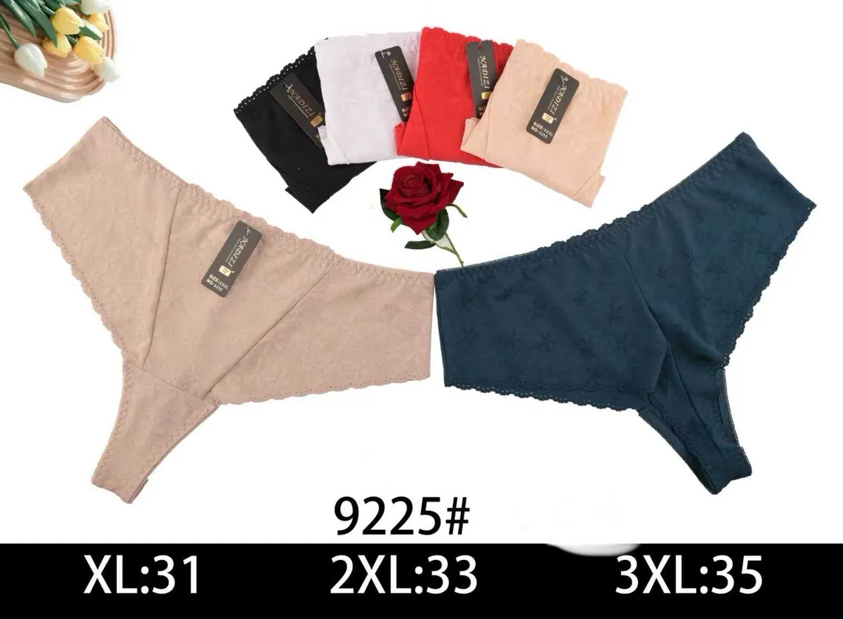Stringi damskie ZIOZI XL-3XL beżowe granatowe czarne