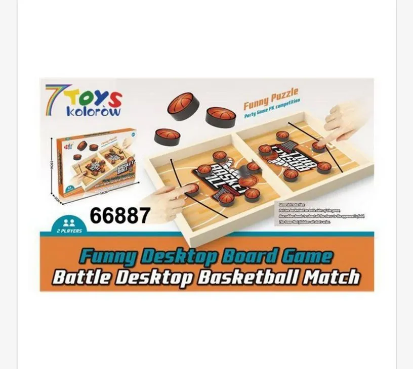Gra planszowa 7 Toys Kolorow Battle Desktop Basketball 2 graczy