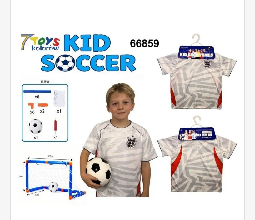 Zestaw Zabawkowy Piłka Nożna Soccer 7Toys Kid 66859