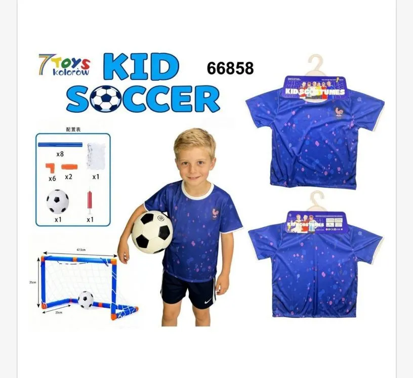 Strój piłkarski dla dzieci 7Toys Kid Soccer granatowy