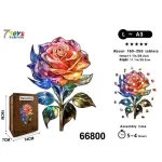 Zestaw kryształowej róży 3D Wacoetoy L/A3 160-250 tabletek