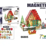 Magnetyczne Klocki Budowlane Boże Narodzenie 38 pcs 21x15x8.5cm