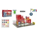 Magnetyczne klocki straż pożarna 44 el. 7Toys 66884