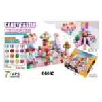Magnetyczne klocki Candy Castle 100 szt 2cm 7Toys