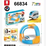Zestaw Magnetyczny Tor Do Zbudowania z Pociągiem 7Toys 21cm