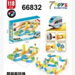 Zestaw Magnetyczny Tor Kolejowy DIY 7Toys 40cm
