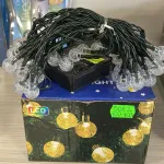 Lampki solarne kulki 40 LED 6,5m ciepły biały