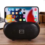 Głośnik Bluetooth GE-103 Czarny Pomarańczowy Przenośny