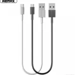 Remax Kabel USB-C do Power Bank 30cm Biały Czarny