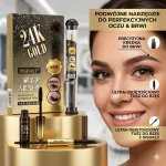 Dishali 24K Gold 2w1 Tusz do rzęs i kredka do brwi