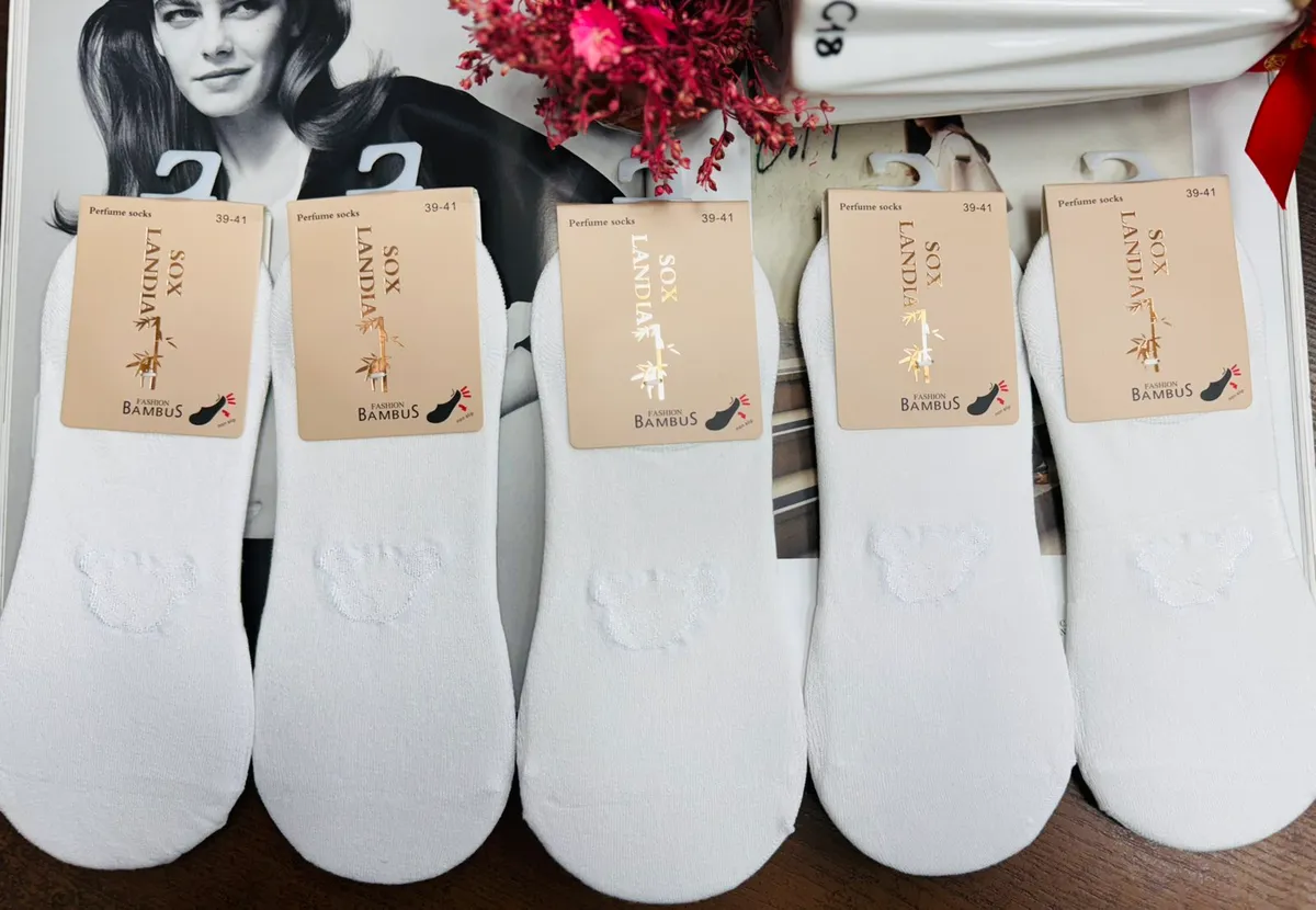 Skarpetki Bambusowe Perfume Socks Białe 39-41