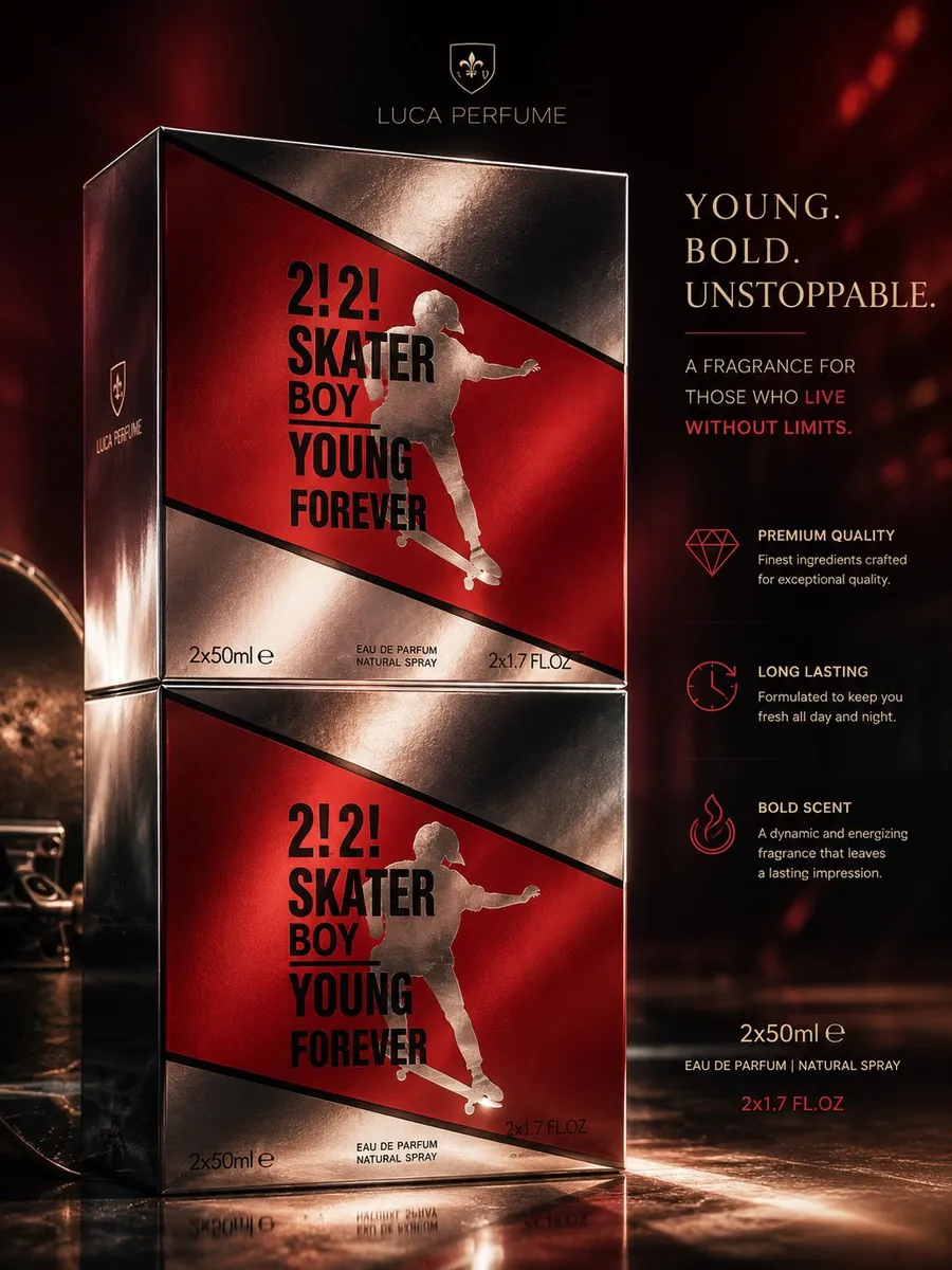 Luca Perfume 2!2! Skater Boy Young Forever 2x50ml