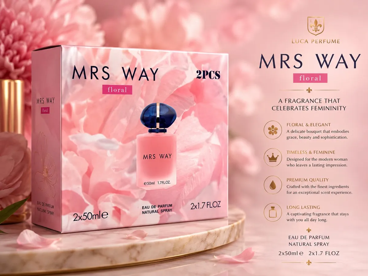Mrs Way Floral Eau de Parfum Zestaw 2x50ml