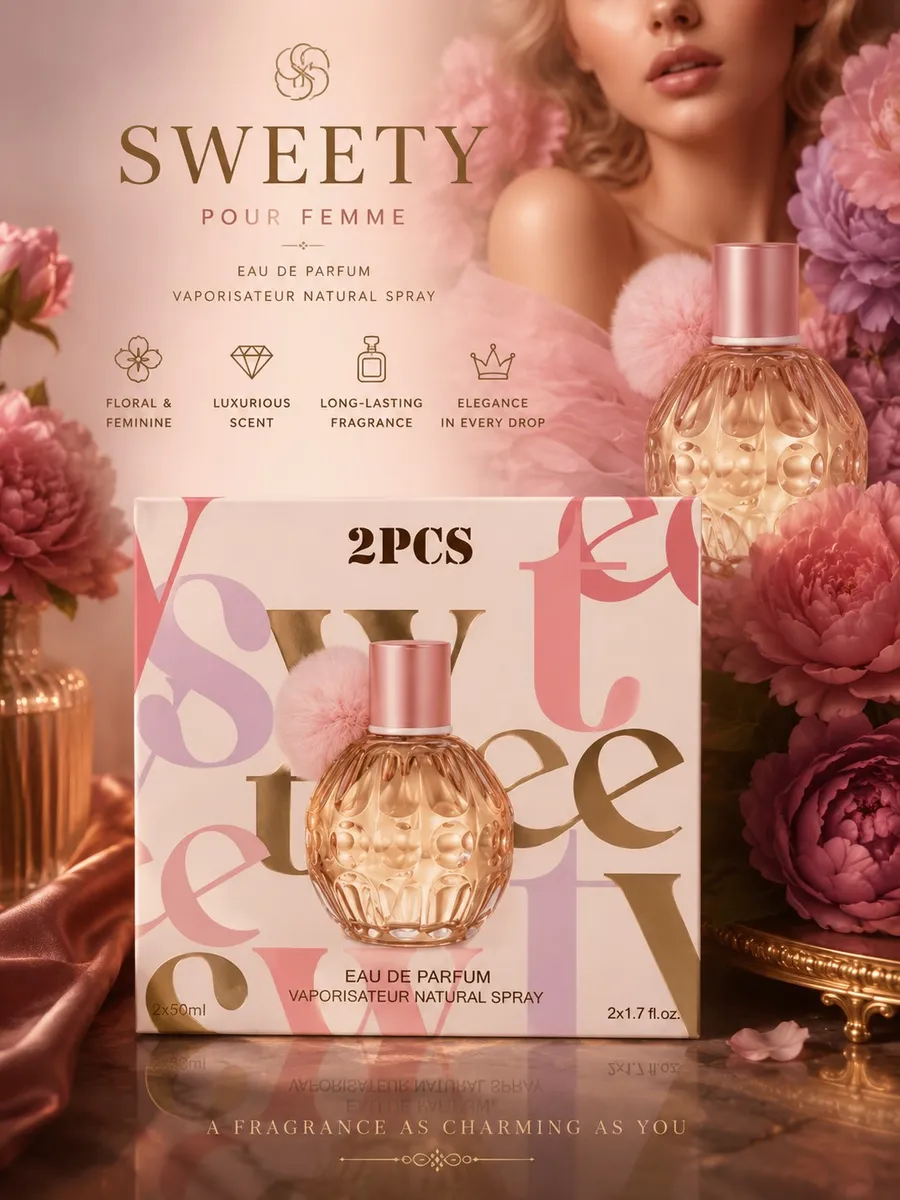 Sweetty Pour Femme Zestaw 2x50ml Eau de Parfum
