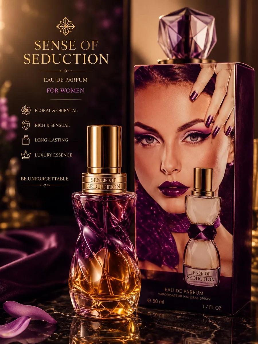 Sense of Seduction Eau de Parfum Floral & Oriental 2x50ml