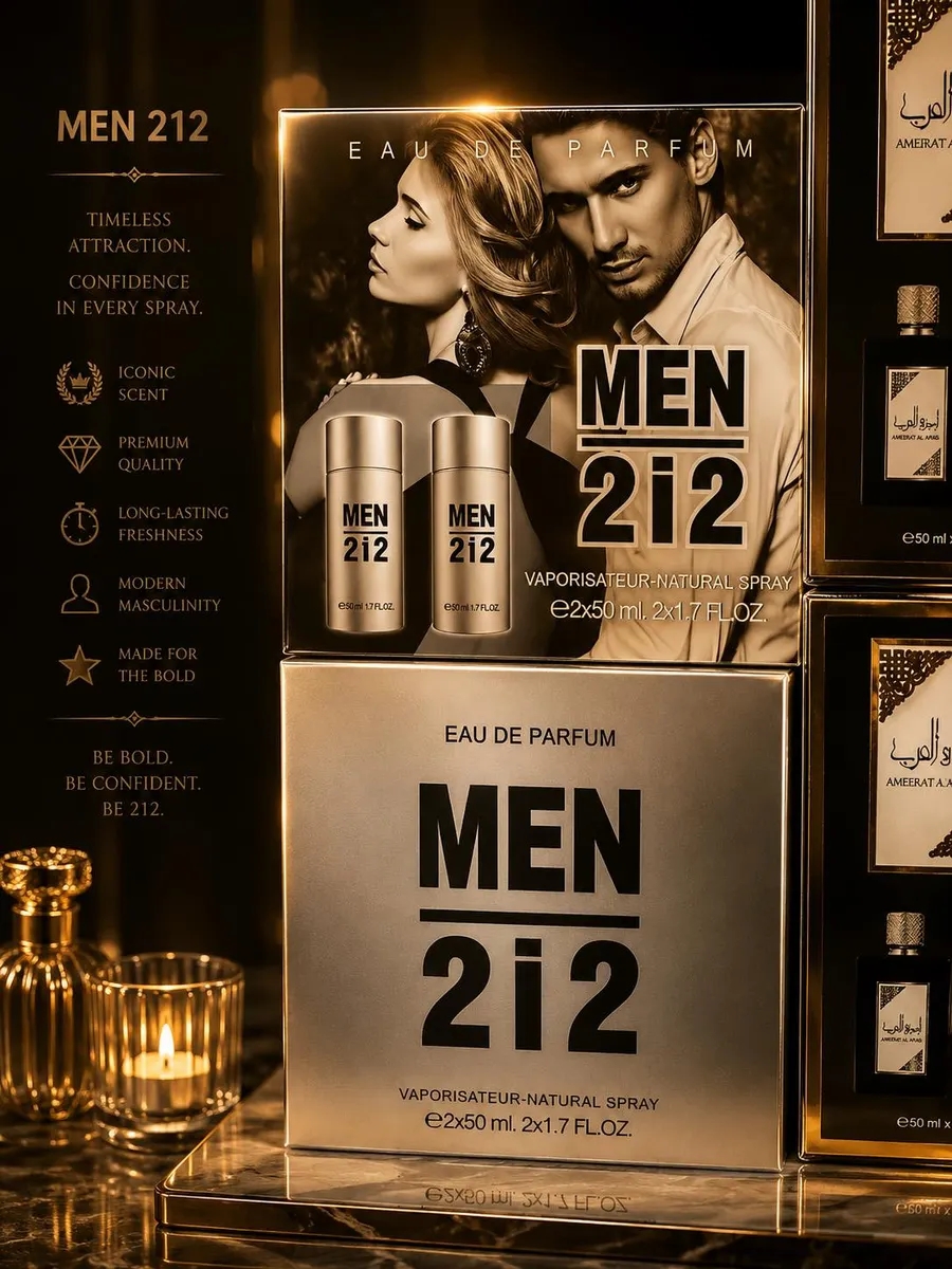 Men 212 Eau de Parfum Zestaw 2x50ml Męskie