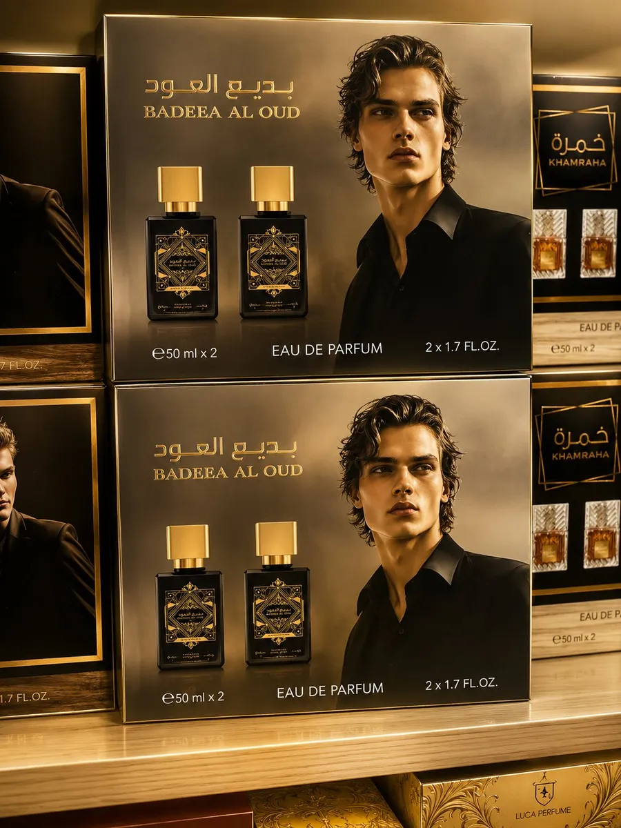 Badeea Al Oud Zestaw 2x50ml Eau de Parfum Czarny