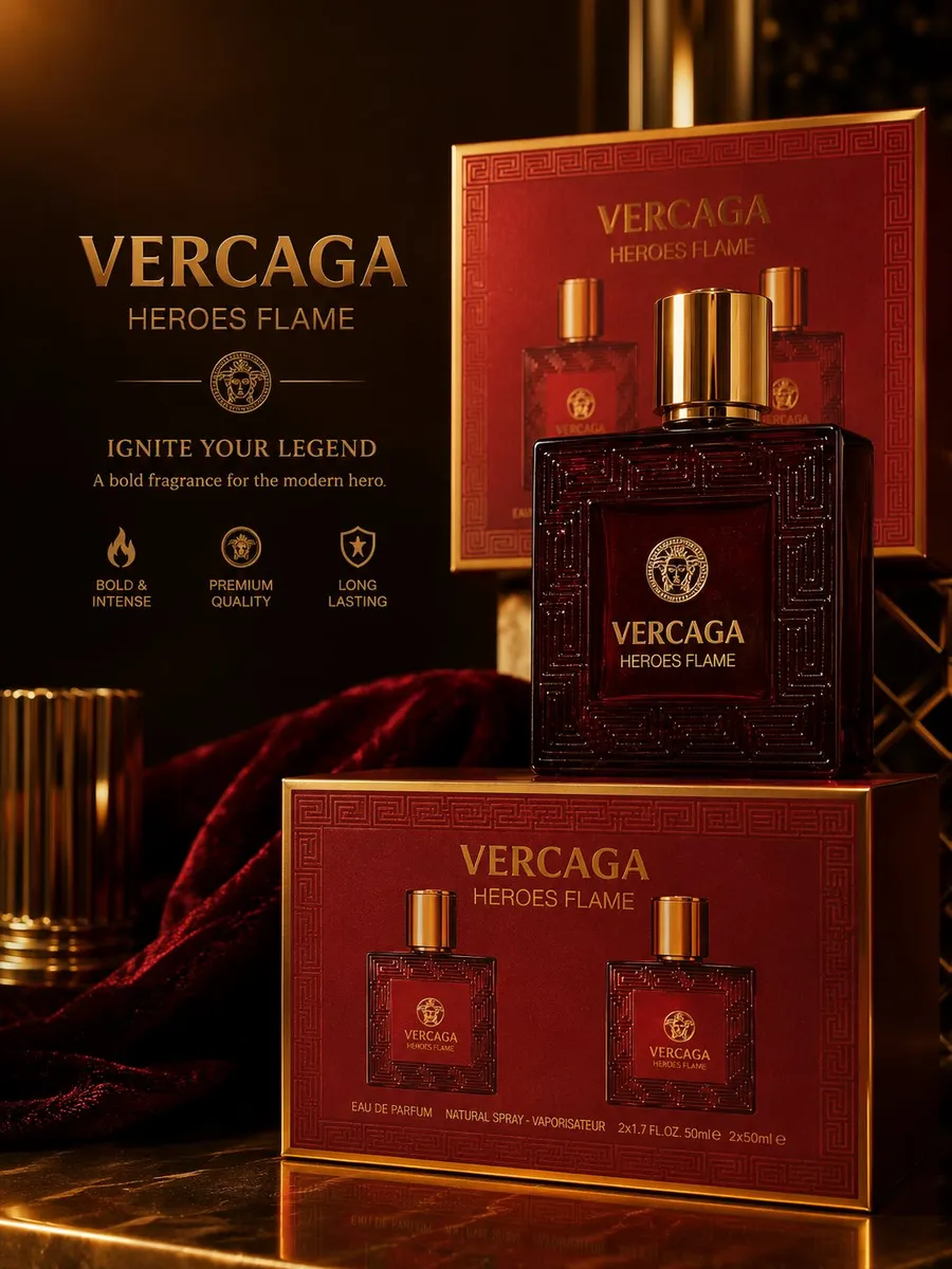 VercaGaga Heroes Flame Zestaw 2x50ml EDP