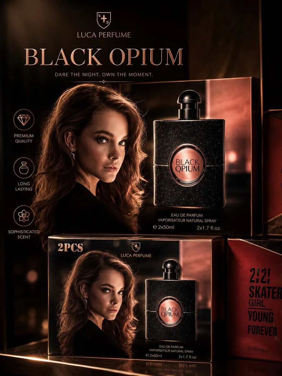 Zestaw 2x50ml Black Opium Eau de Parfum Luca Perfume