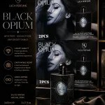 Zestaw 2x50ml Black Opium Luca Parfume Eau de Parfum