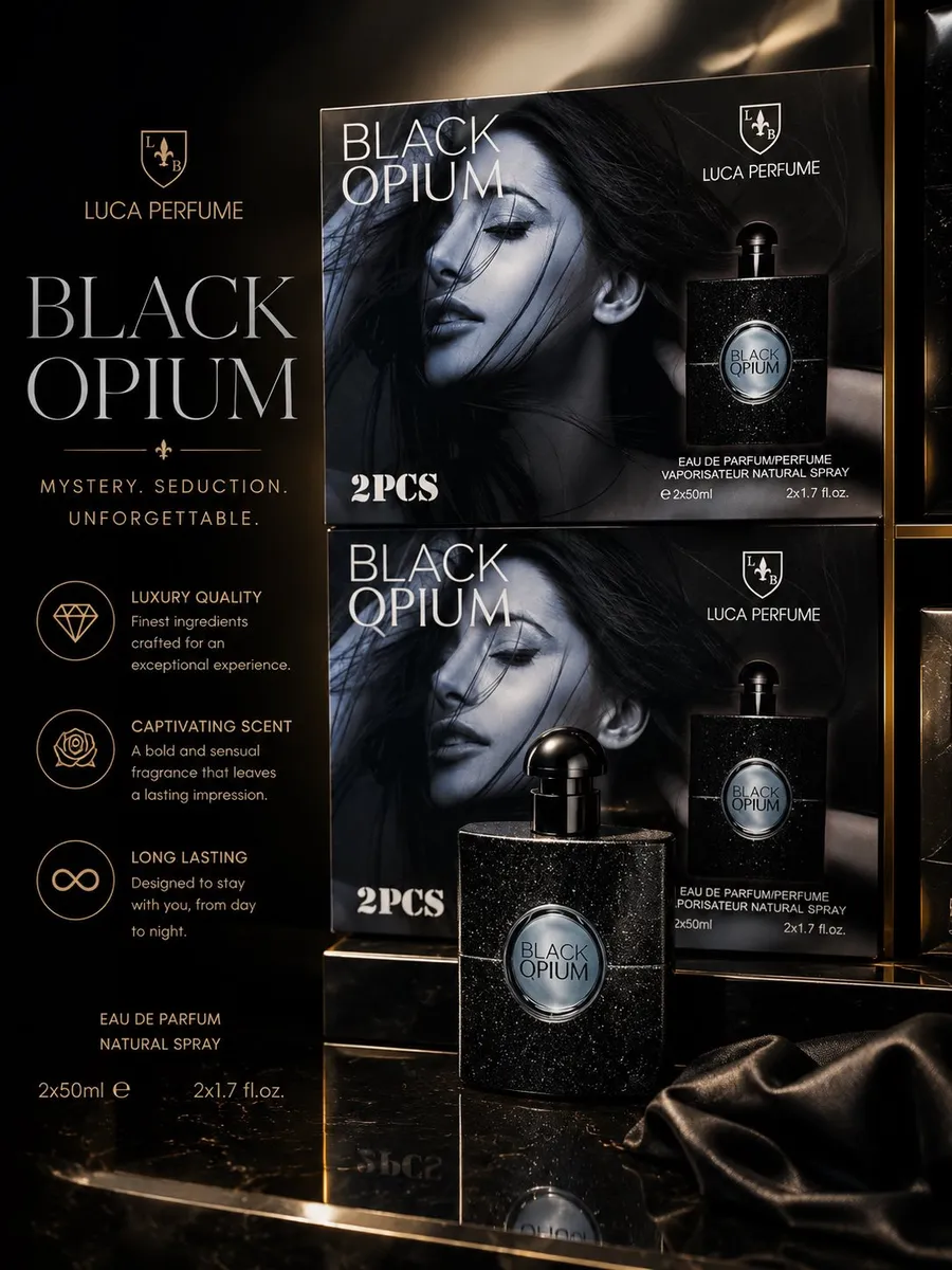 Zestaw 2x50ml Black Opium Luca Parfume Eau de Parfum