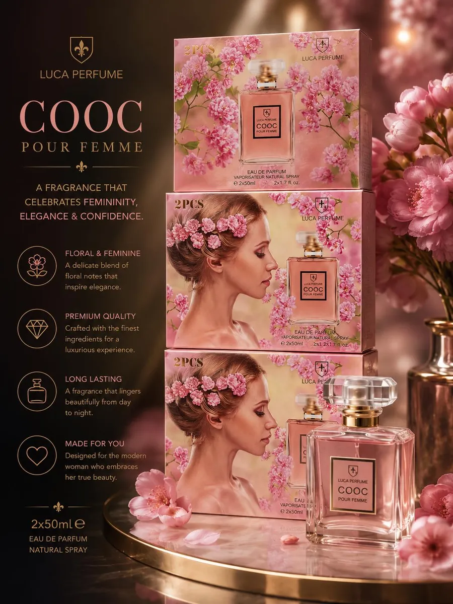 Luca Parfume Cooc Pour Femme Zestaw 2x50ml Eau de Parfum