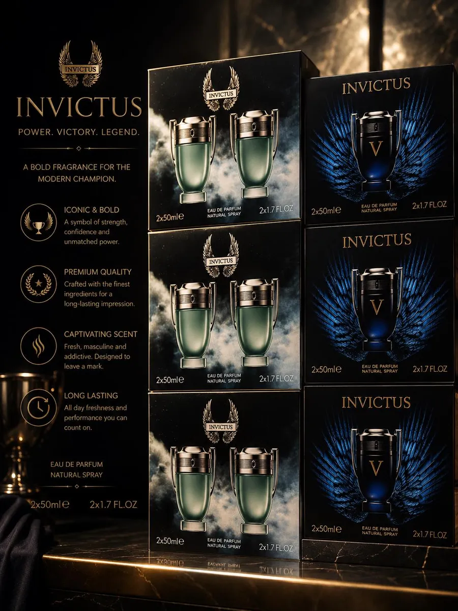 Zestaw Paco Rabanne Invictus 2x50ml EDP Natural Spray