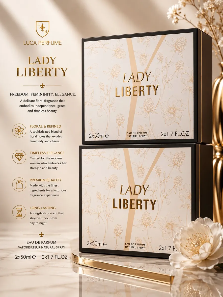 Luka Perfume Lady Liberty Eau de Parfum Zestaw 2x50ml