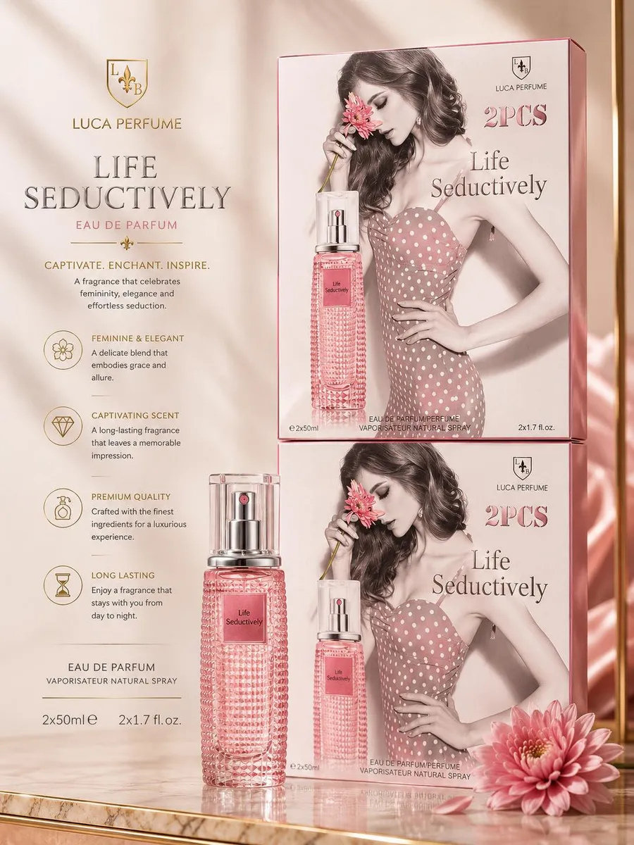 Luca Perfume Life Seductively Eau de Parfum Zestaw 2x50ml