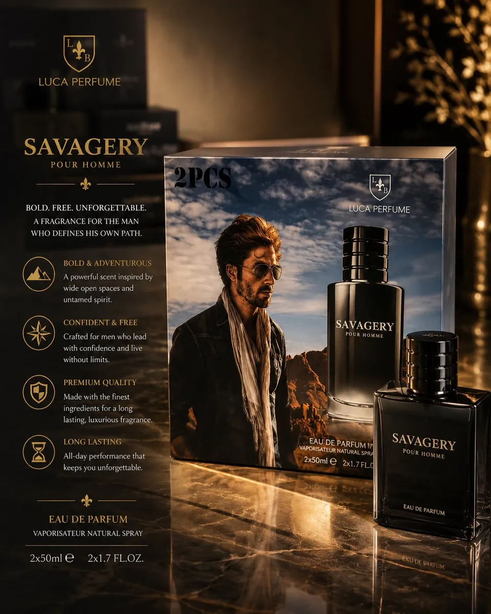 Luca Parfume Savagery Pour Homme EDP 2x50ml Zestaw