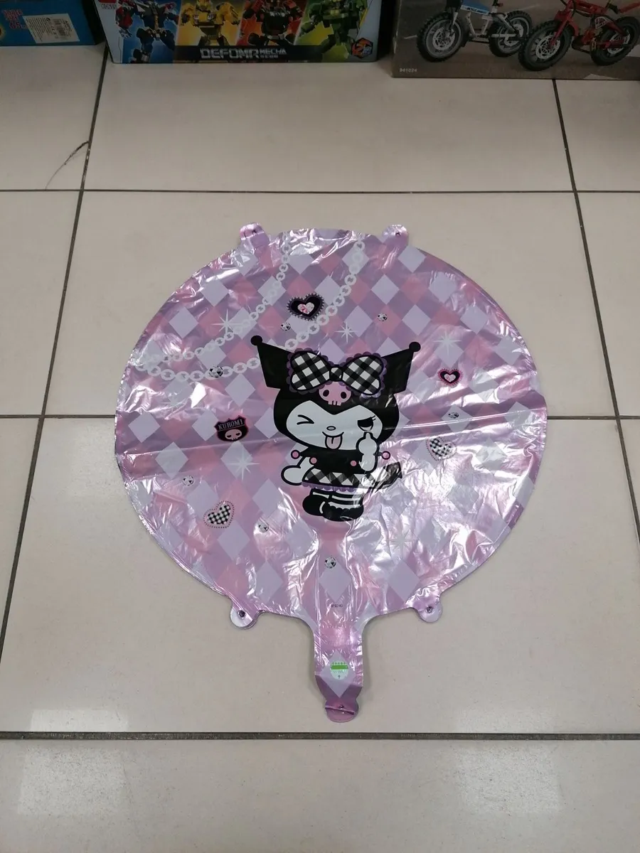 Balon foliowy Kuromi różowy 45cm