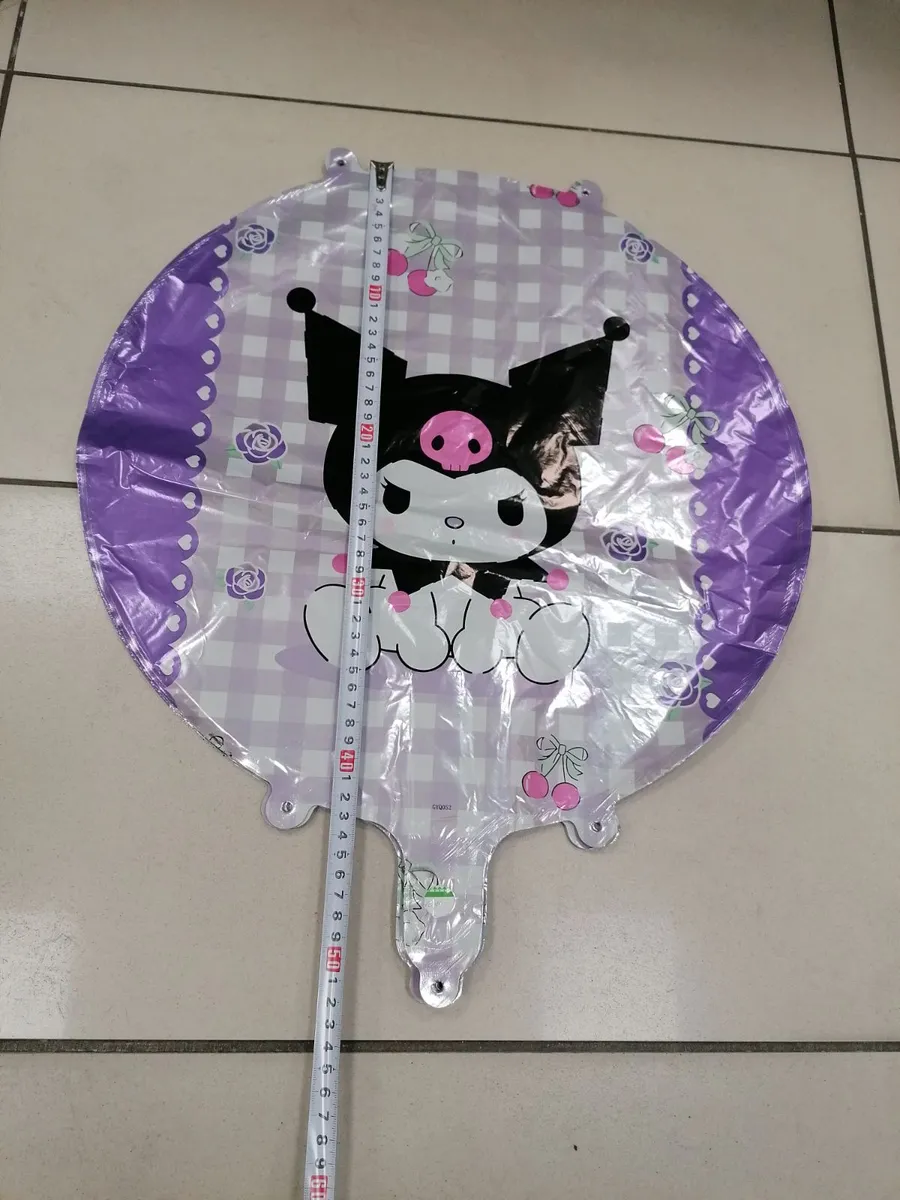 Balon foliowy Kuromi fioletowo-biały 40 cali