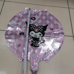 Balon foliowy Kubomi różowy 50cm z postacią