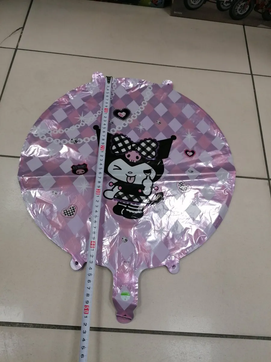 Balon foliowy Kubomi różowy 50cm z postacią