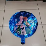 Balon foliowy Frozen Fever Elsa Anna Olaf niebieski