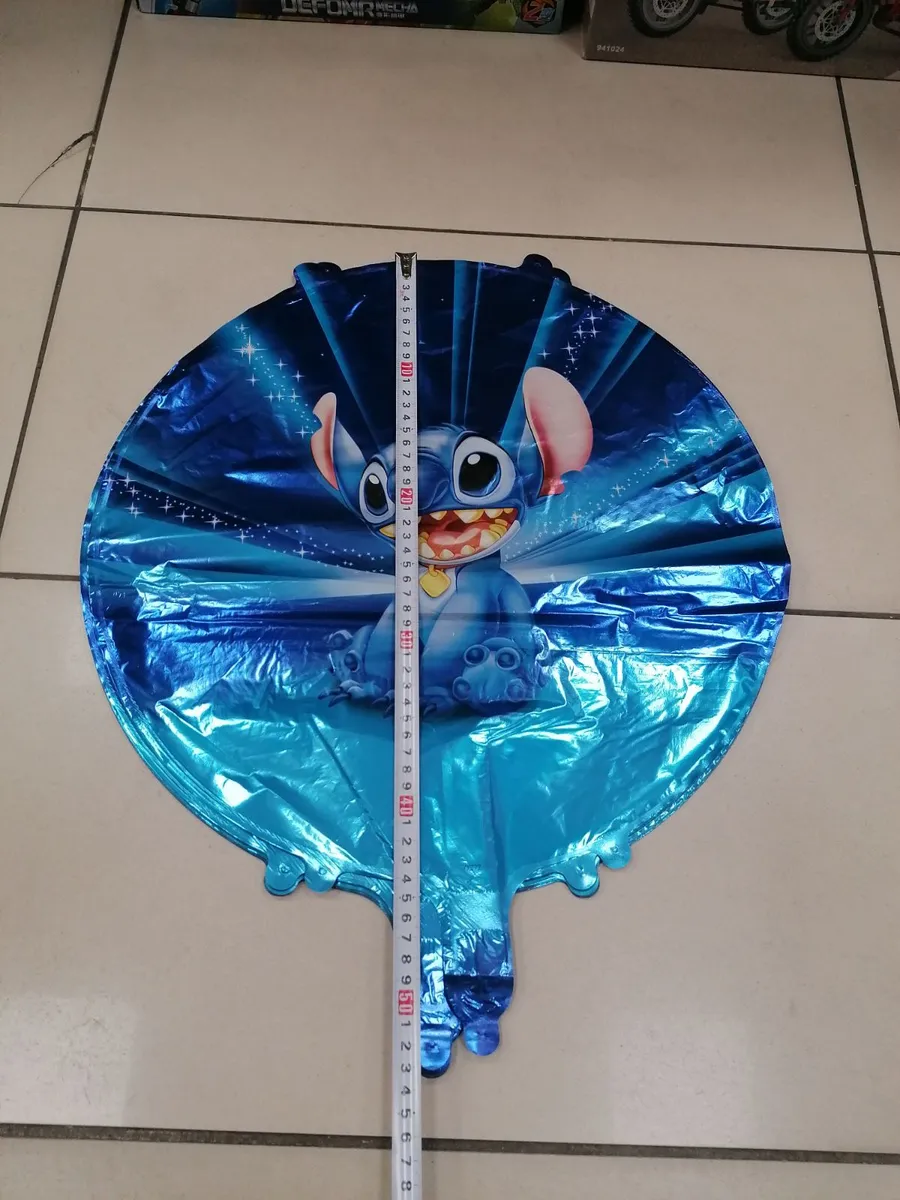 Balon foliowy Stitch Lilo granatowy okrągły 50cm