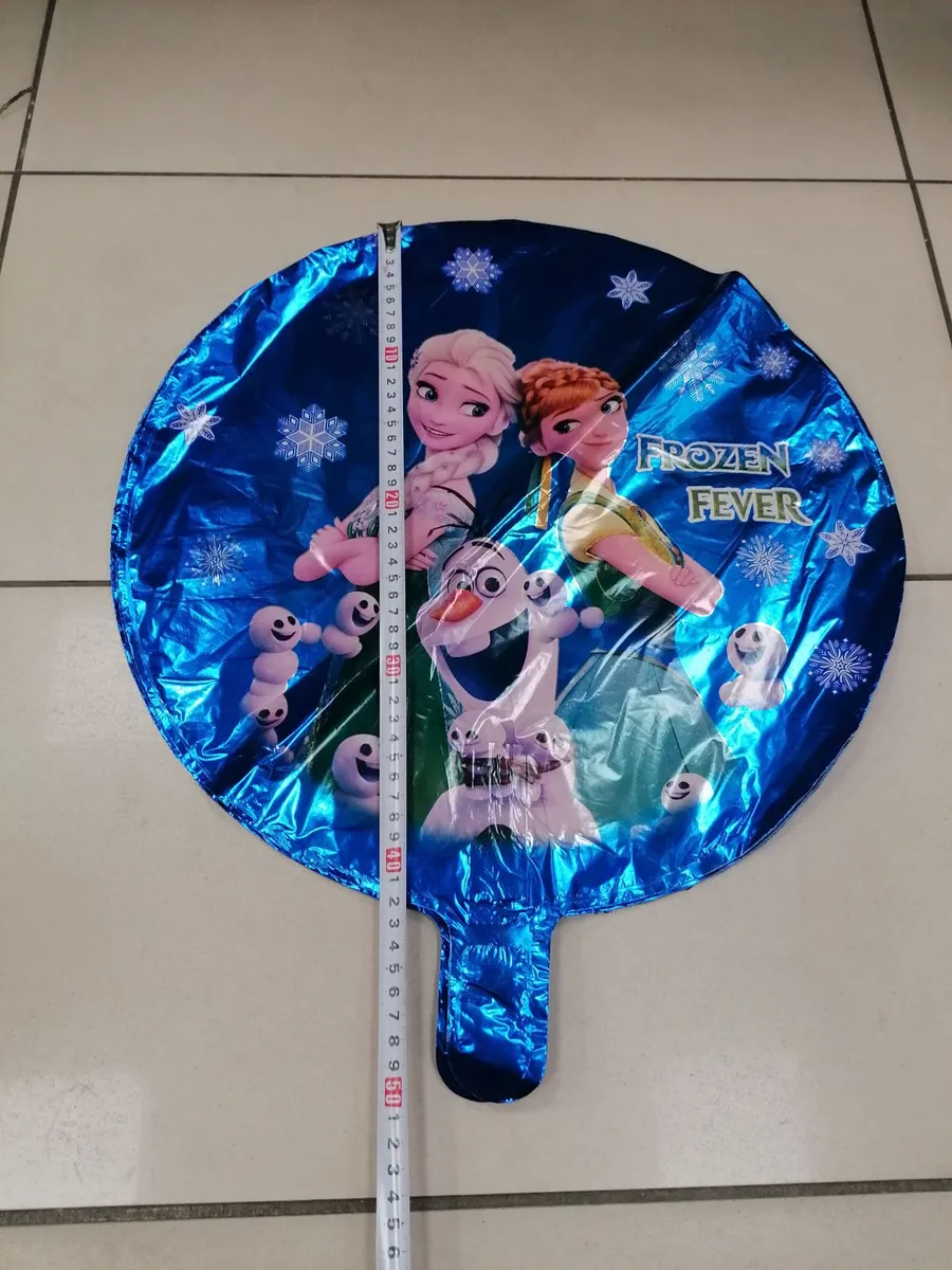 Balon foliowy Frozen Fever niebieski 60 cm